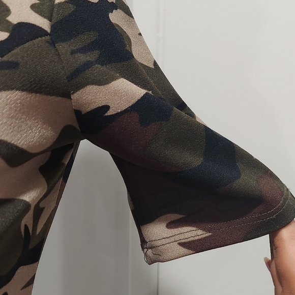  OLIVE CAMOUFLAGE DRESS - Picture 8 of 10